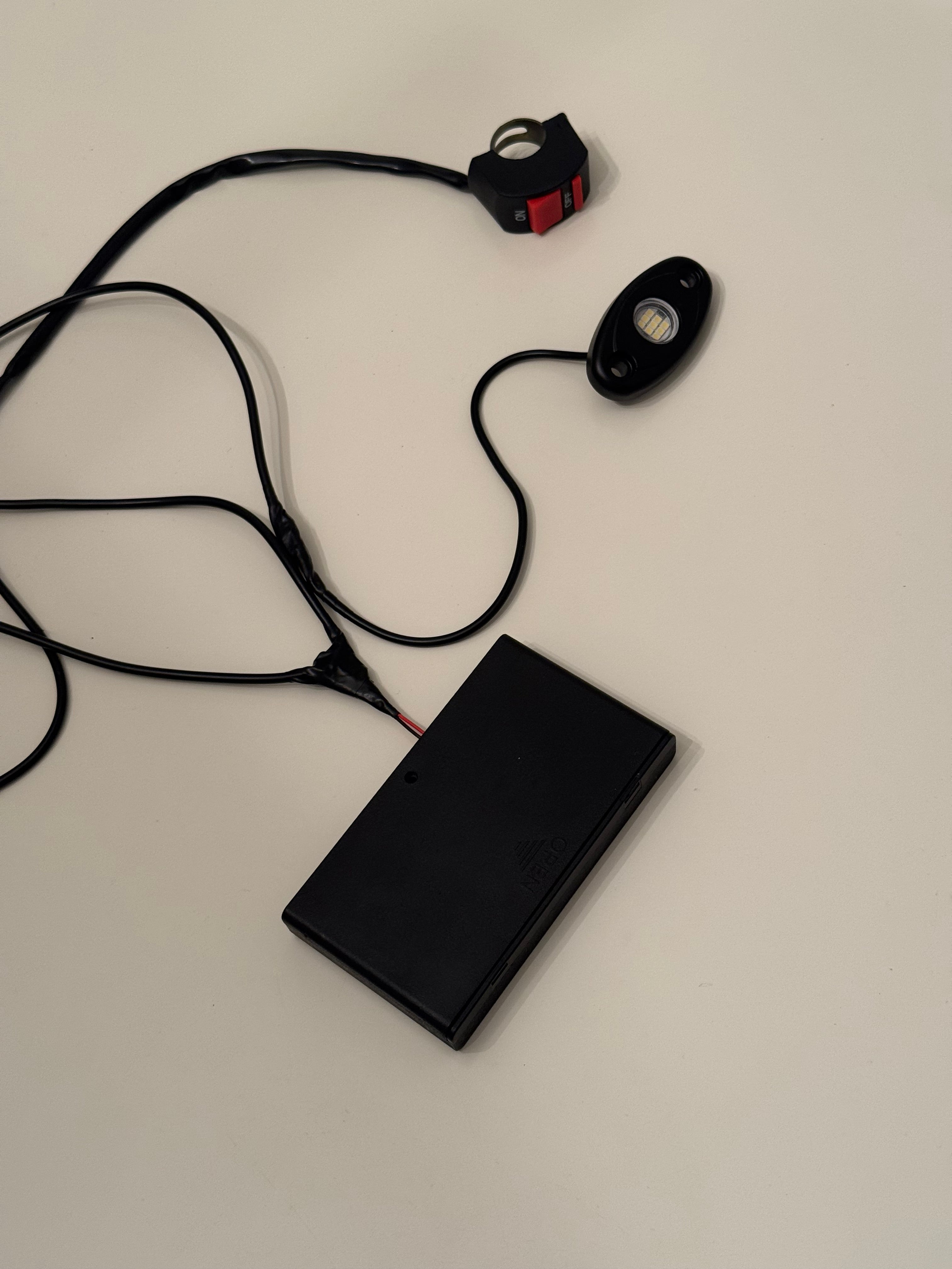 Battery Powered Rock Light