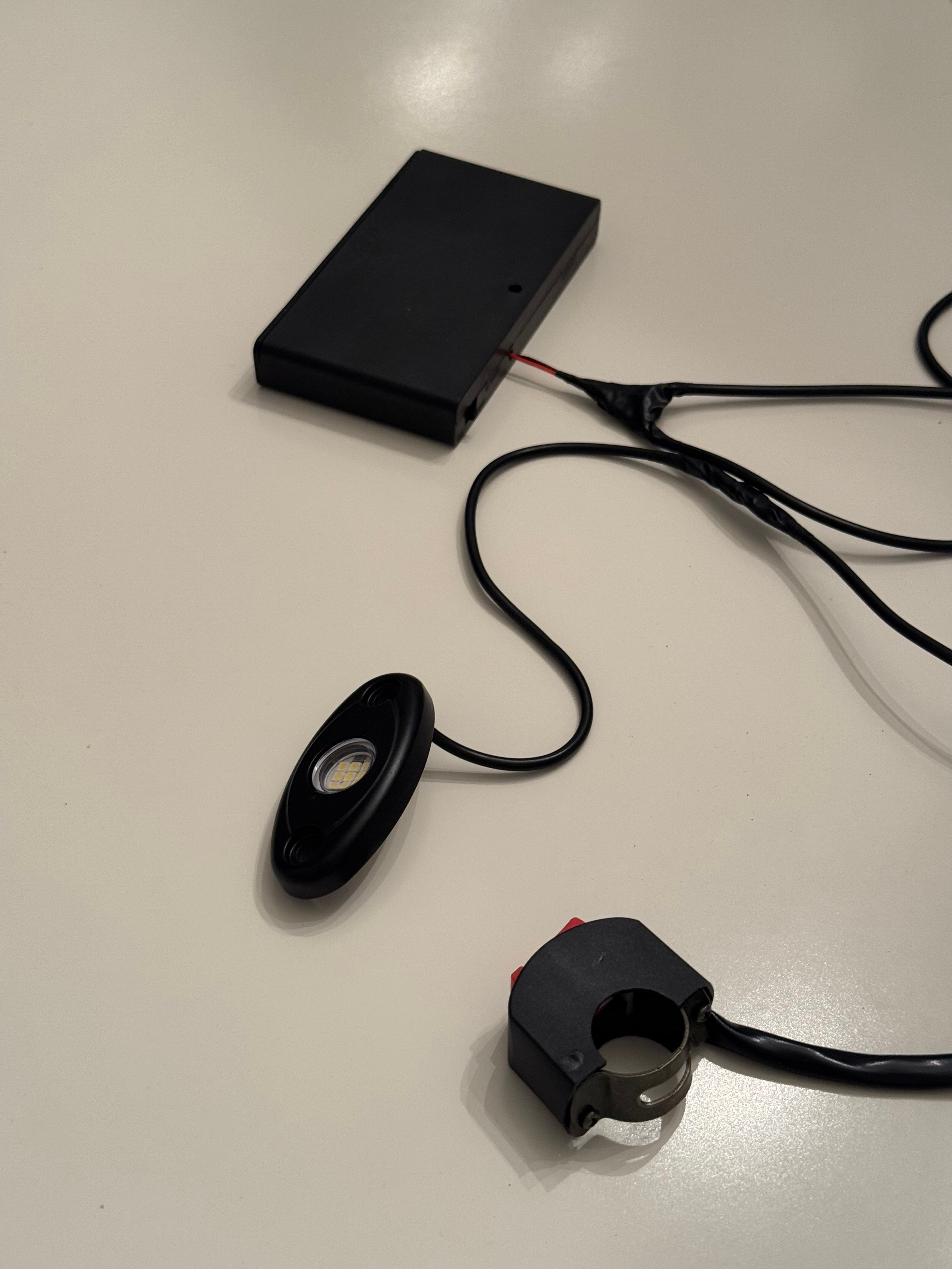 Battery Powered Rock Light