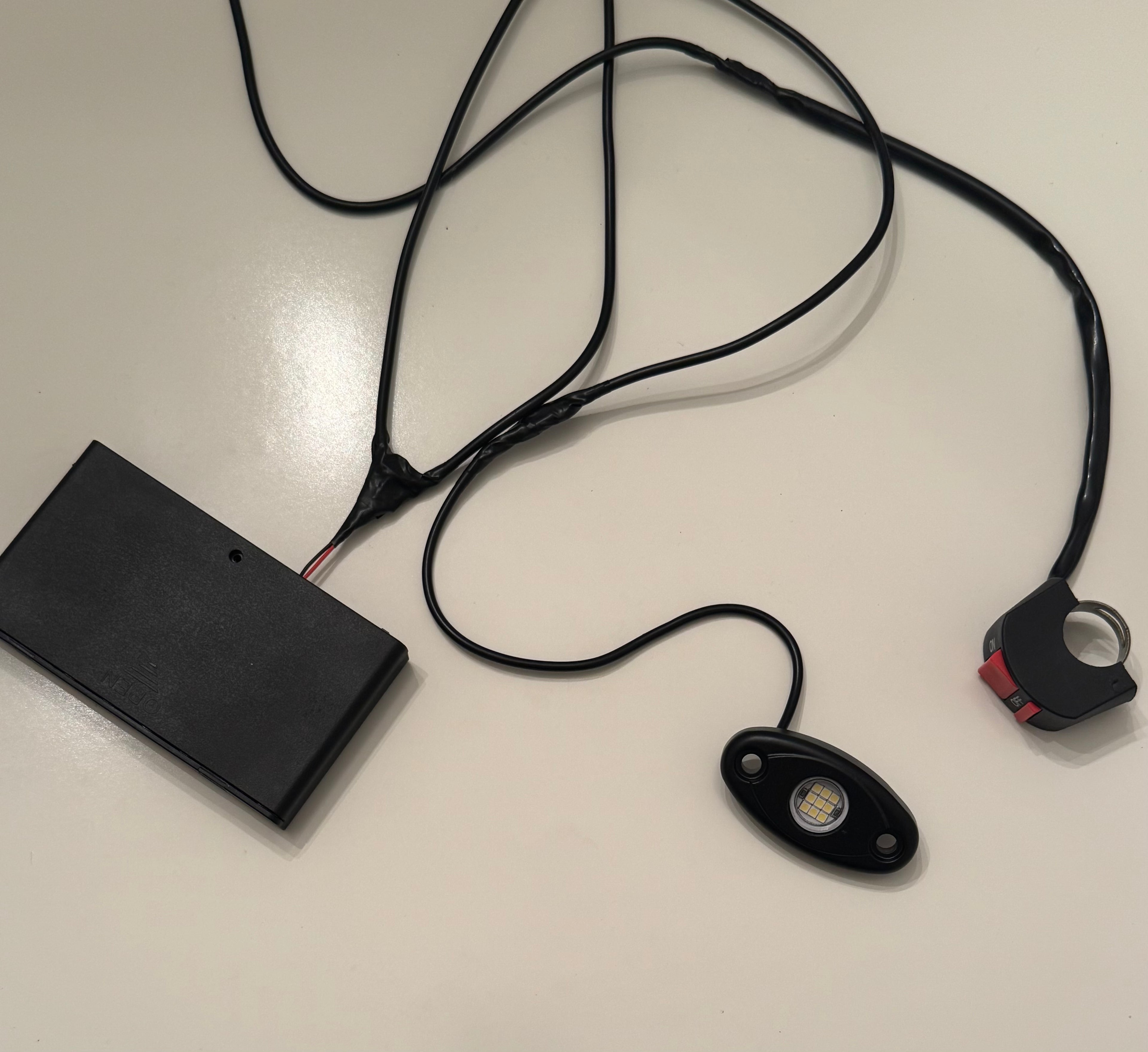 Battery Powered Rock Light