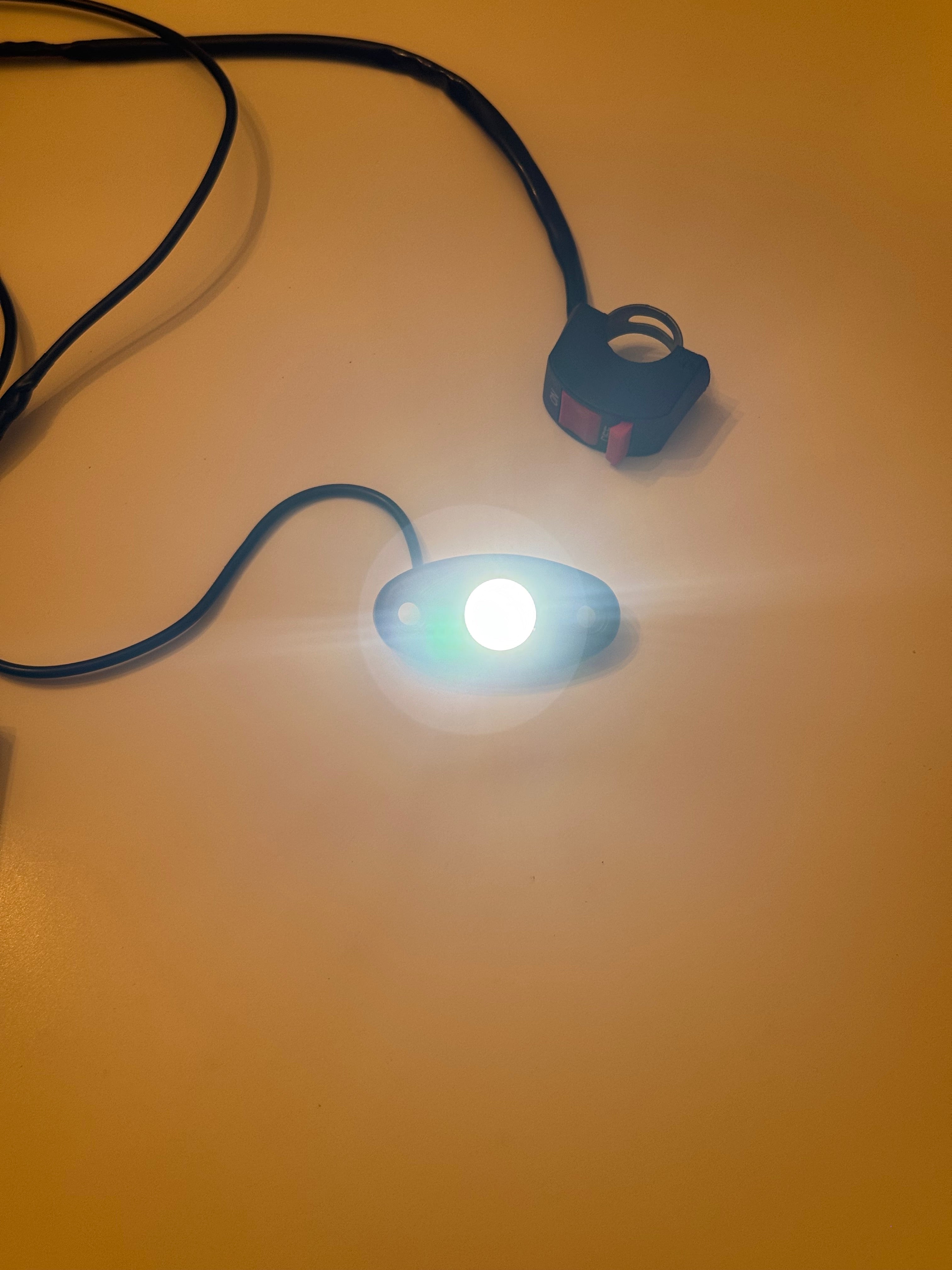 Battery Powered Rock Light