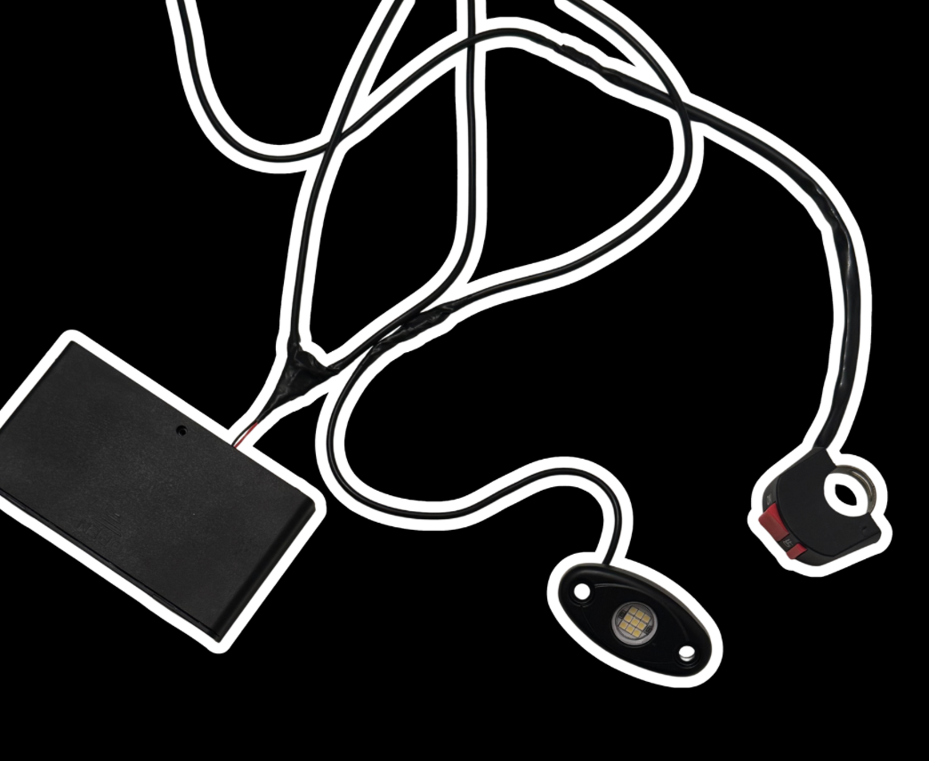 Battery Powered Rock Light