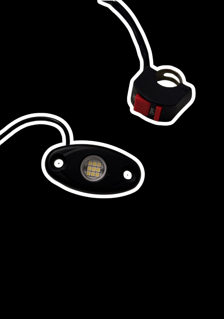 Battery Powered Rock Light